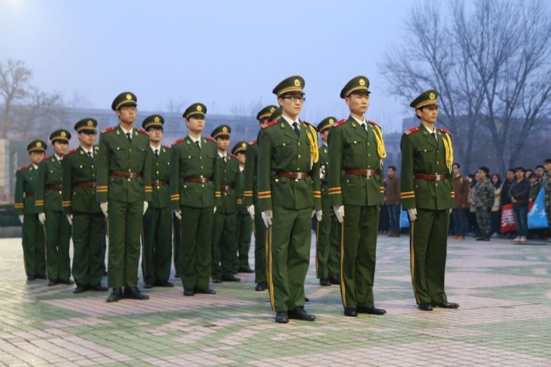 圖為國旗班部分成員